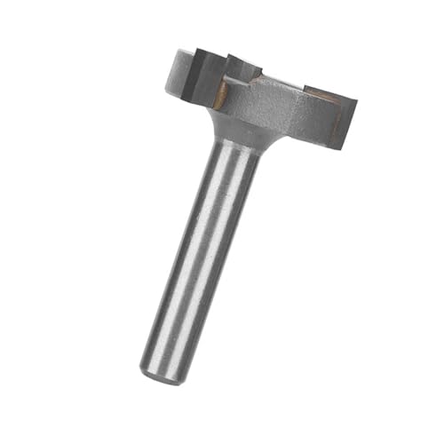 T Typ Router Bit 45# Carbon Stahl -Leichtmetall -Schneiderkopf 6mm Schaftholzwerkzeug für Profis (6 mm Griff) von Mingzhe