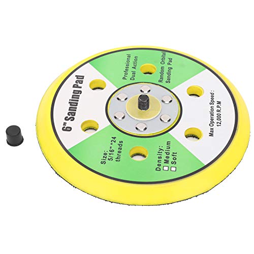 Universal 6-Zoll-Schleifpad, Runde Schleifscheibe, Schleifpolierscheibe, Rad mit 6 Löchern Zum Polieren von Oberflächen von Mingzhe