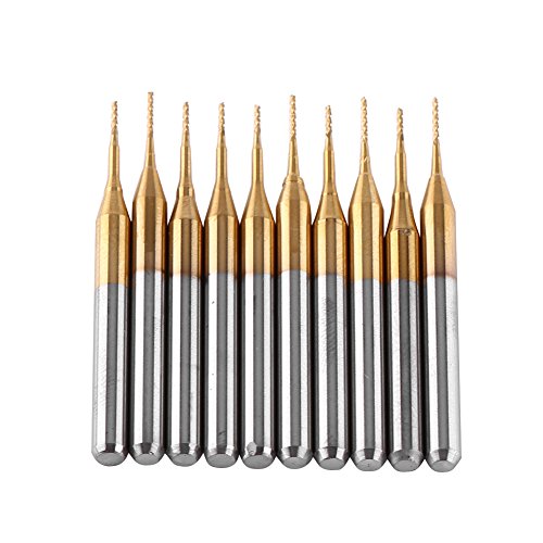 Wolfram Karbid Endmühle Gravur Bits Fräser für PCB-Schneiden 10 Stück 3,175 Mmx 0,6mm von Mingzhe