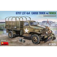 1,5t 4x4 G7117 Cargo Truck w/Winch von Mini Art