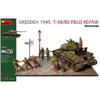 Big-Set Dresden 45 T-34/85 Feldreparatur Big-Set Dresden 45 T-34/85 Feldreparatur von Mini Art