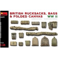 British Rucksacks, Bags & Folded Canvas WW2 von Mini Art