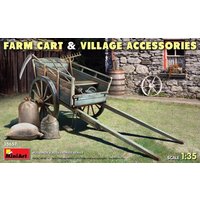 Farm Cart with Village Accessories von Mini Art