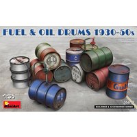 Fuel & Oil Drums - 1930-50s von Mini Art
