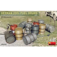 German 200L Fuel Drum Set WW2 von Mini Art
