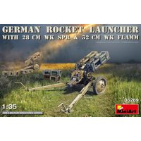 German Rocket Launcher with 28cm WK Spr & 32cm WK Flamm von Mini Art