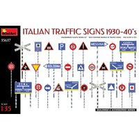 Italian Traffic Signs 1930-40s von Mini Art