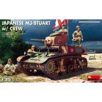 JPN M3 Stuart m. Besatzung (4) von Mini Art