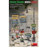 Road Signs WWII Italy von Mini Art