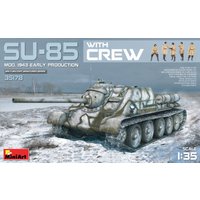 SU-85 Mod.1943(Early Produktion) w/Crew von Mini Art