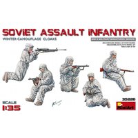 Soviet Assault Infantry (Winter Camouflage Cloaks) von Mini Art