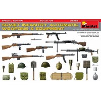 Soviet Infantry Automatic Weapons & Equipment.Special Edition (PE Parts) von Mini Art