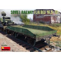 Soviet Railway Flatbed 16,5-18 t von Mini Art