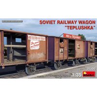 Soviet Railway Wagon Teplushka von Mini Art