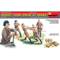 Soviet Tank Crew at Work Special Edition von Mini Art