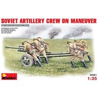 Sowjetische Artillerie-Besatzung von Mini Art