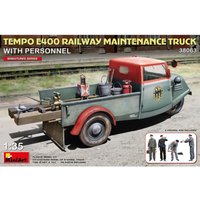 Tempo E400 Bahndienstwagen (inkl. 4 Figuren) von Mini Art