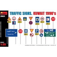 Traffic Signs. Kuwait 1990´s von Mini Art