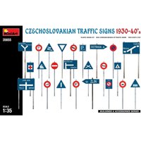 Verkehrsschilder Tschecheslowakei. 1930-40 von Mini Art