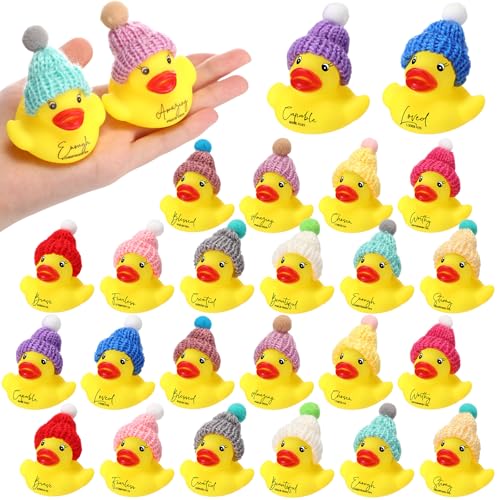 MiniInflat Christliche Gummienten mit Bibelversen und Strickmützen, religiöses Entenspielzeug, Großpackung für Kirchengeschenke, inspirierende Glaubensgeschenke für Frauen, Männer, Mutter, Vater MiniInflat Christliche Gummienten mit Bibelversen und Strickmützen, religiöses Entenspielzeug, Großpackung für Kirchengeschenke, inspirierende Glaubensgeschenke für Frauen, Männer, Mutter, Vater von MiniInflat