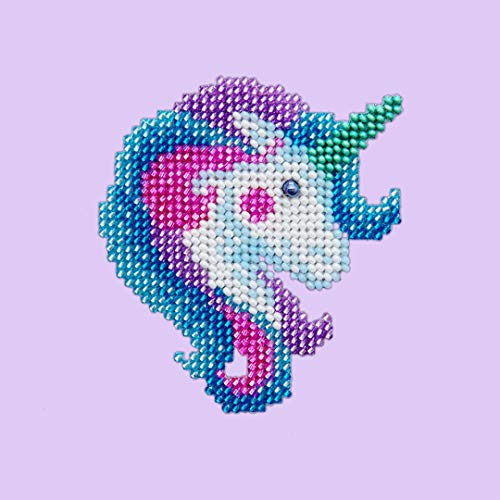 Miniart Crafts MINC44416 Easy Series – Einhorn-Stickset, mehrfarbig, Einheitsgröße von Miniart Crafts