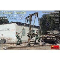 German Tankmen with Gantry Crane & Maybach HL 120 Engine von Miniart
