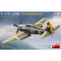 P-47D-22RE Thunderbolt. French Service - Basic Kit von Miniart