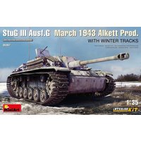 StuG III Ausf. G March 1943 Alkett Prod w/Winter Tracks - Interior Kit von Miniart