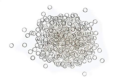 600x Biegeringe Ringe Jumprings Spaltring Verbindungsringe DIY versilbert 6mm 600x Biegeringe Ringe Jumprings Spaltring Verbindungsringe DIY versilbert 6mm von Miniblings