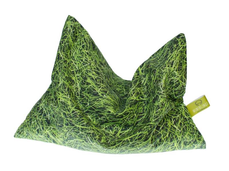 Kräuterkissen Schlafkissen Erkältung Miniblings 22x18cm Grün Gras Wiese Natur von Miniblings