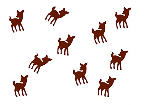 Miniblings 10x Bügelbilder Aufnäher 22mm GLATT REH Kitz Patch Bügelbild I Kinder Bügelflicken Patches zum Aufbügeln - Flexfolie - Applikation Nähen, Farbe:braun Miniblings 10x Bügelbilder Aufnäher 22mm GLATT REH Kitz Patch Bügelbild I Kinder Bügelflicken Patches zum Aufbügeln - Flexfolie - Applikation Nähen, Farbe:braun von Miniblings