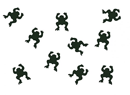 Miniblings 10x Bügelbilder Aufnäher 26mm Flock Frosch Kröte Kind Patch Bügelbild I Kinder Bügelflicken Patches zum Aufbügeln - Flockfolie - Applikation Nähen, Farbe:schwarz von Miniblings