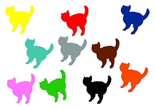 Miniblings 10x Bügelbilder Aufnäher 26mm Flock Katze Kätzchen Patch Bügelbild I Kinder Bügelflicken Patches zum Aufbügeln - Flockfolie - Applikation Nähen, Farbe:schwarz Miniblings 10x Bügelbilder Aufnäher 26mm Flock Katze Kätzchen Patch Bügelbild I Kinder Bügelflicken Patches zum Aufbügeln - Flockfolie - Applikation Nähen, Farbe:schwarz von Miniblings
