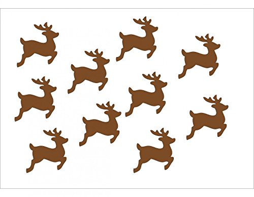 Miniblings 10x Bügelbilder Aufnäher 28mm Flock Hirsch REH Rehe Patch Bügelbild I Kinder Bügelflicken Patches zum Aufbügeln - Flockfolie - Applikation Nähen, Farbe:braun Miniblings 10x Bügelbilder Aufnäher 28mm Flock Hirsch REH Rehe Patch Bügelbild I Kinder Bügelflicken Patches zum Aufbügeln - Flockfolie - Applikation Nähen, Farbe:braun von Miniblings