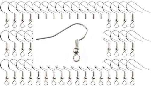 Miniblings 300x Ohrhaken Rohlinge versilbert - Ohrringe DIY machen basteln I Fischhaken Haken Set zur Schmuckherstellung - 19x22mm Miniblings 300x Ohrhaken Rohlinge versilbert - Ohrringe DIY machen basteln I Fischhaken Haken Set zur Schmuckherstellung - 19x22mm von Miniblings