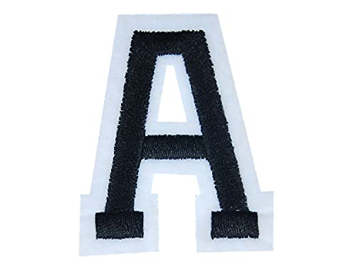 Miniblings Buchstaben Initialen Alphabet ABC Bügelbild Patch 4,5 Buchstabe A neu Patch Bügelbild I Kinder Bügelflicken Patches zum Aufbügeln von Miniblings
