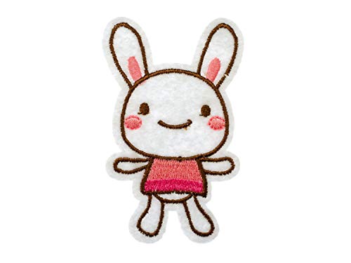 Miniblings Hase Kawaii kindlich Bügelbild Aufnäher Aufbügler Kaninchen 77x45mm Patch Bügelbild I Kinder Bügelflicken Patches zum Aufbügeln Miniblings Hase Kawaii kindlich Bügelbild Aufnäher Aufbügler Kaninchen 77x45mm Patch Bügelbild I Kinder Bügelflicken Patches zum Aufbügeln von Miniblings