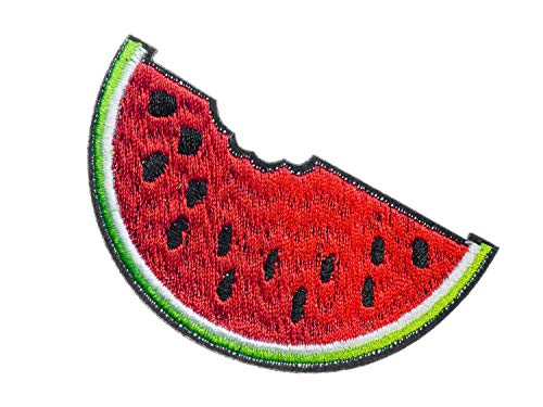 Miniblings Wassermelone Bügelbild Aufnäher Aufbügler Früchte Obst Melone Sommer Patch Bügelbild I Kinder Bügelflicken Patches zum Aufbügeln von Miniblings