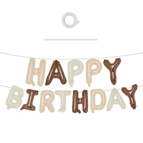 Happy Birthday Ballons 16 Zoll Happy Birthday Luftballon Banner, Folienballon Geburtstag Ballons Geburtstagsballon für Party Dekoration Geburtstagsdeko Happy Birthday Ballons 16 Zoll Happy Birthday Luftballon Banner, Folienballon Geburtstag Ballons Geburtstagsballon für Party Dekoration Geburtstagsdeko von Minicloss