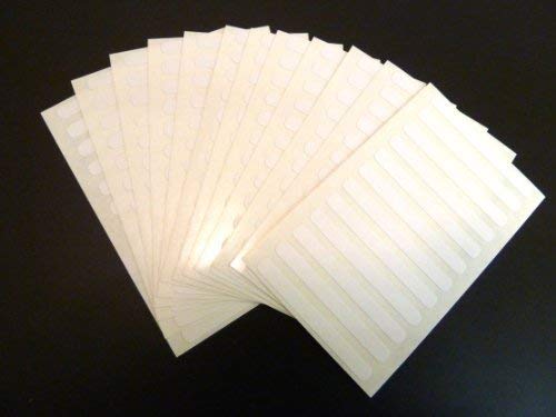 144 Etikett, 50x5mm Rechteck, weiß, Farben Code Aufkleber, selbstklebende klebend Farbige Etiketten 144 Etikett, 50x5mm Rechteck, weiß, Farben Code Aufkleber, selbstklebende klebend Farbige Etiketten von Minilabel