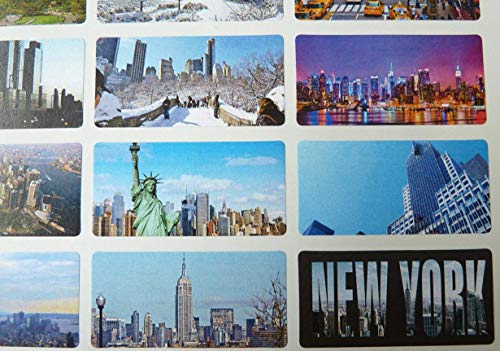 15 New York, NYC , Sehenswürdigkeiten und Ansichten, Themen Haftetiketten Aufkleber 15 New York, NYC , Sehenswürdigkeiten und Ansichten, Themen Haftetiketten Aufkleber von Minilabel