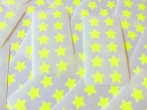 180 Etikett, 15mm Sterne, neongelb, Farben Code Aufkleber, selbstklebende klebend Farbige Etiketten 180 Etikett, 15mm Sterne, neongelb, Farben Code Aufkleber, selbstklebende klebend Farbige Etiketten von Minilabel
