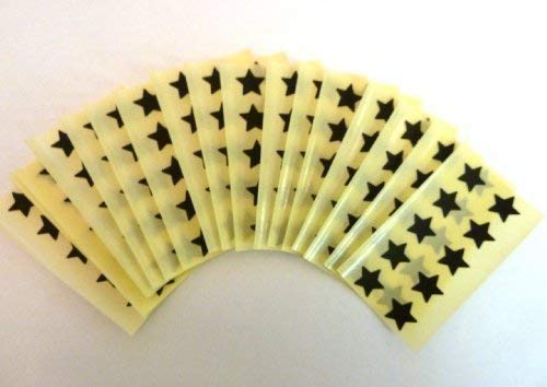 180 Etiketten, 15 mm Sterne, schwarz, Aufkleber, Klebeetiketten selbstklebend-Kleber 180 Etiketten, 15 mm Sterne, schwarz, Aufkleber, Klebeetiketten selbstklebend-Kleber von Minilabel