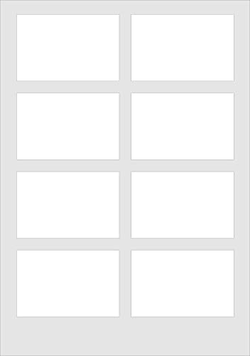 40 x Etiketten, 85 x 55 mm, mattes weißes Papier, 5 x A4-Blatt, Aufkleber, für Laserkopierer und Tintenstrahldrucker 40 x Etiketten, 85 x 55 mm, mattes weißes Papier, 5 x A4-Blatt, Aufkleber, für Laserkopierer und Tintenstrahldrucker von Minilabel