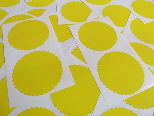 50mm Wellenkanten, gelb, Zertifikat Waffel Company Siegel-Etiketten, Sticker für Prägung, Auszeichnungen & Belohnungen 50mm Wellenkanten, gelb, Zertifikat Waffel Company Siegel-Etiketten, Sticker für Prägung, Auszeichnungen & Belohnungen von Minilabel