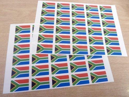 60 Stück, 33 X 20 mm, Selbstklebend, Motiv Südafrikanische Flagge, Stick, Südafrikanische Flagge Etiketten, Selbstklebend 60 Stück, 33 X 20 mm, Selbstklebend, Motiv Südafrikanische Flagge, Stick, Südafrikanische Flagge Etiketten, Selbstklebend von Minilabel