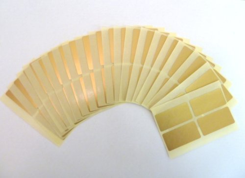 80 Etikett, 40x20mm Rechteck, matt-gold, abnehmbare/niedrige Heften Farben Code Aufkleber, selbstklebende klebend Farbige Etiketten 80 Etikett, 40x20mm Rechteck, matt-gold, abnehmbare/niedrige Heften Farben Code Aufkleber, selbstklebende klebend Farbige Etiketten von Minilabel
