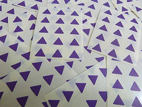 Klein 10mm Dreieckiges Dunkleviolett Violett Farbcode Sticker, 150 Selbstklebende Dreieck Dreiecke Klebend Farbige Etiketten Klein 10mm Dreieckiges Dunkleviolett Violett Farbcode Sticker, 150 Selbstklebende Dreieck Dreiecke Klebend Farbige Etiketten von Minilabel