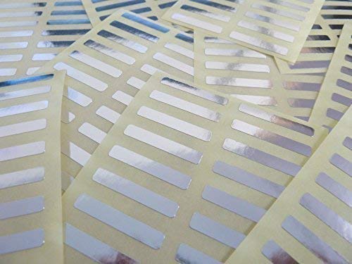 Klein 30x5mm Rechteckig Farbcode Sticker Packungen 200 Bunt Rechteckig Sticky Etiketten 30 Farben Erhältlich - Glänzende Silberne Klein 30x5mm Rechteckig Farbcode Sticker Packungen 200 Bunt Rechteckig Sticky Etiketten 30 Farben Erhältlich - Glänzende Silberne von Minilabel