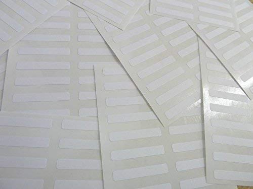 Klein 30x5mm Rechteckig Farbcode Sticker Packungen 200 Bunt Rechteckig Sticky Etiketten 30 Farben Erhältlich - Weiß von Minilabel